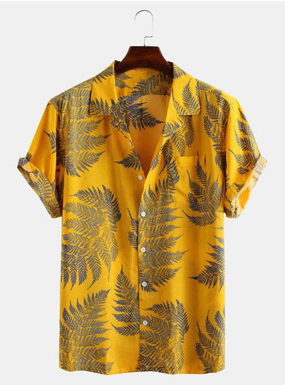 Stylisches Tropical Herren Freizeithemd mit Print