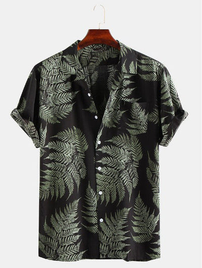 Stylisches Tropical Herren Freizeithemd mit Print