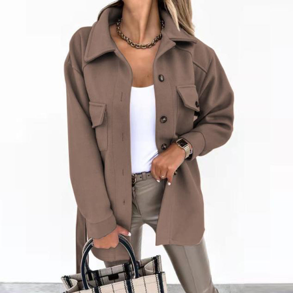 Schicke Jacke mit Gürtel für Damen