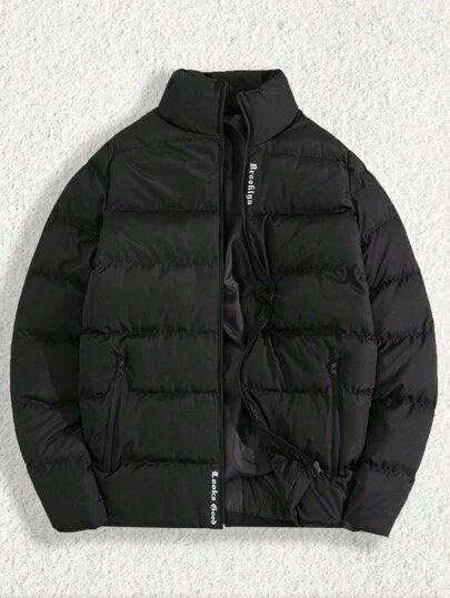 Steppjacke mit Reißverschluss | Hoher Kragen | Warm und Leicht