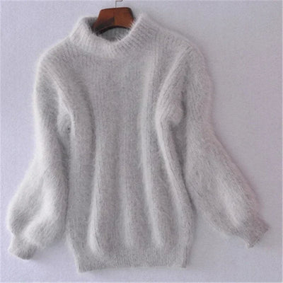 Kanita - Jahrgang-Strickpullover Aus Angora