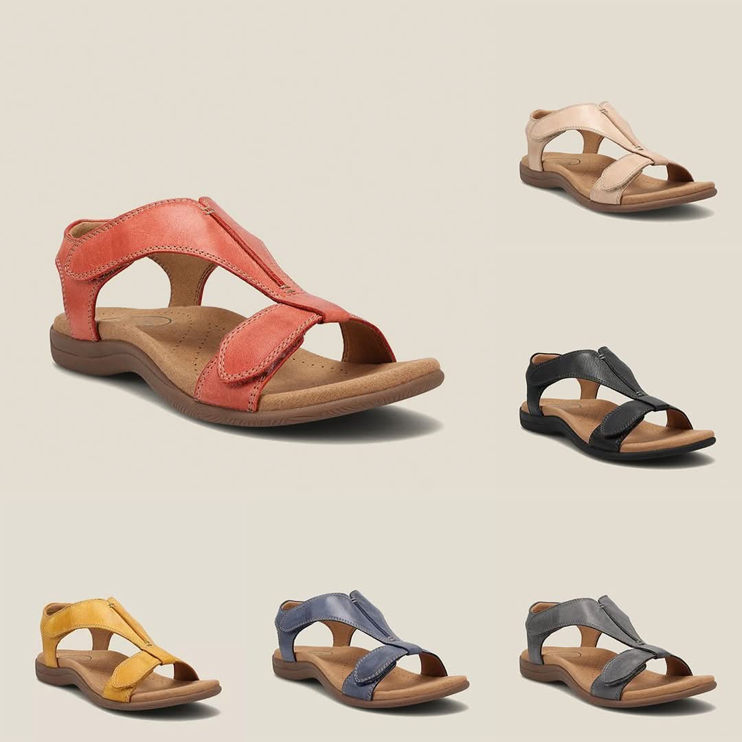 Sandalen für Damen - Bequeme Sommerschuhe mit Weichem Fußbett für den Sommer