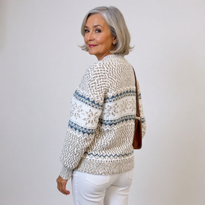 Caterina - Handge Fertigt Woll Pullover