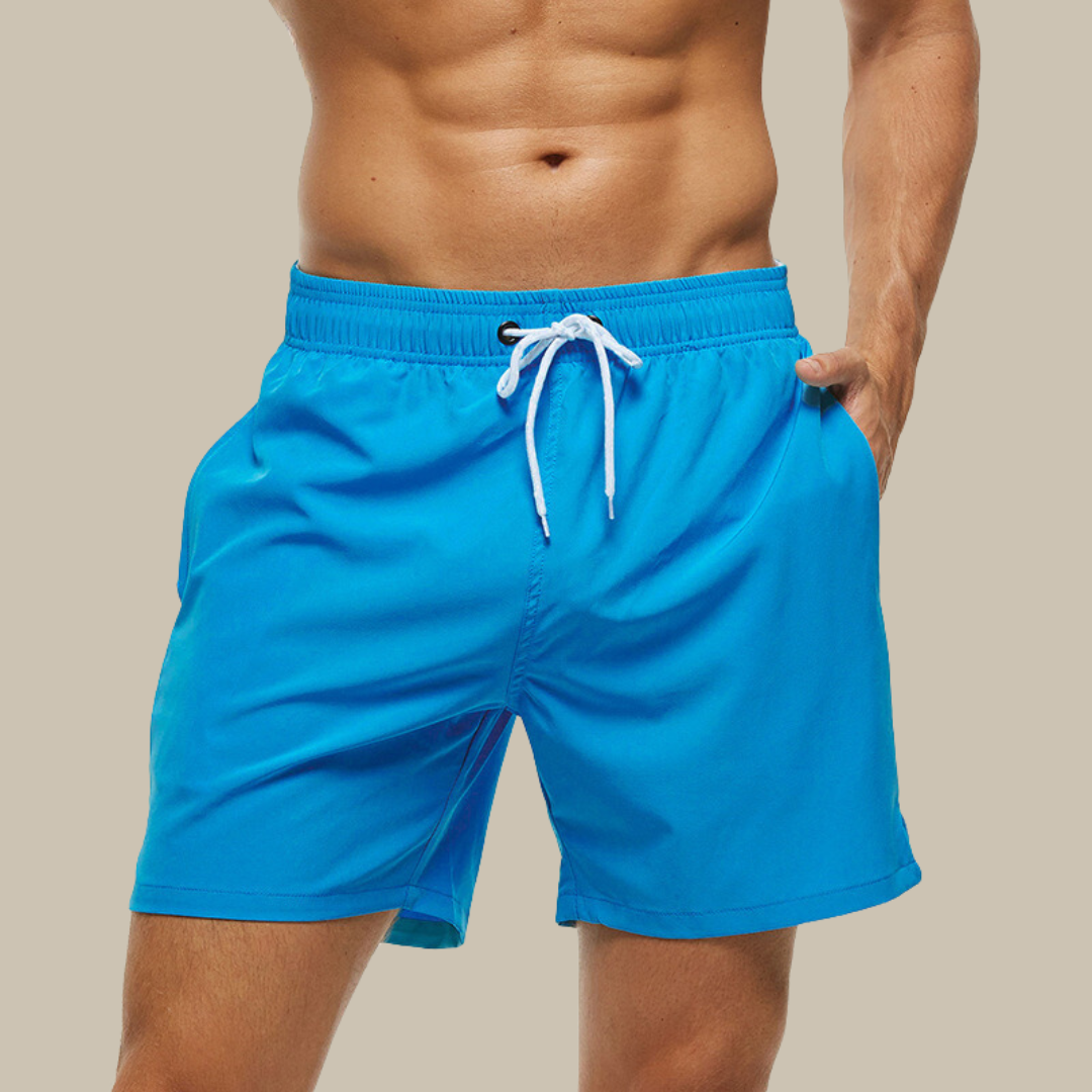 Badehose für Herren - Leichte, schnelltrocknende Badeshorts mit Stretch für den Sommer