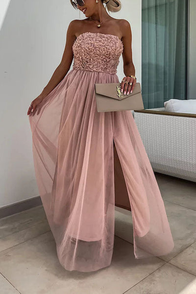 Ari - Modisches Maxikleid mit Schlitz
