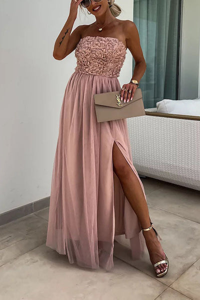 Ari - Modisches Maxikleid mit Schlitz