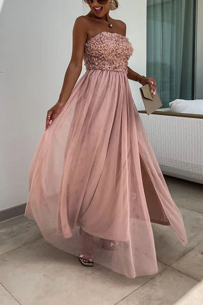 Ari - Modisches Maxikleid mit Schlitz