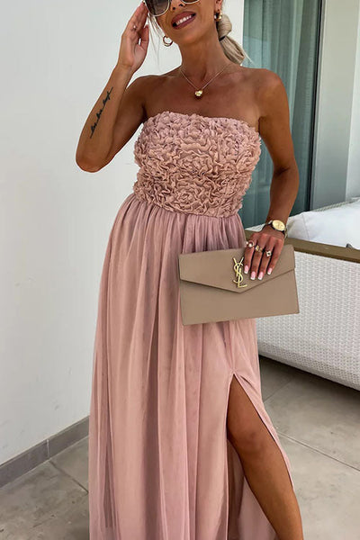 Ari - Modisches Maxikleid mit Schlitz