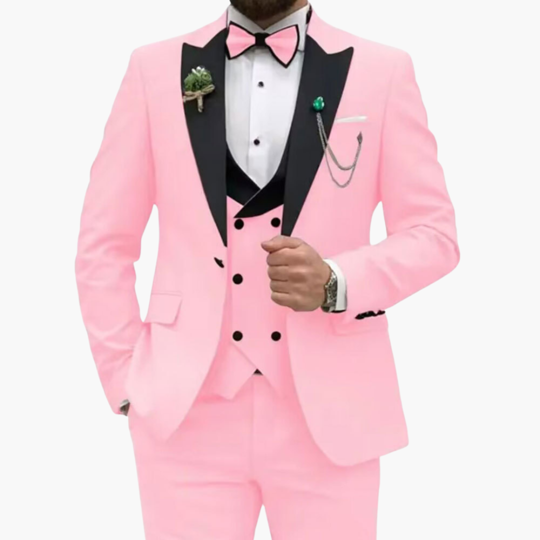 Stylisher Slim Fit Anzug - moderner Look für Herren zur Hochzeit