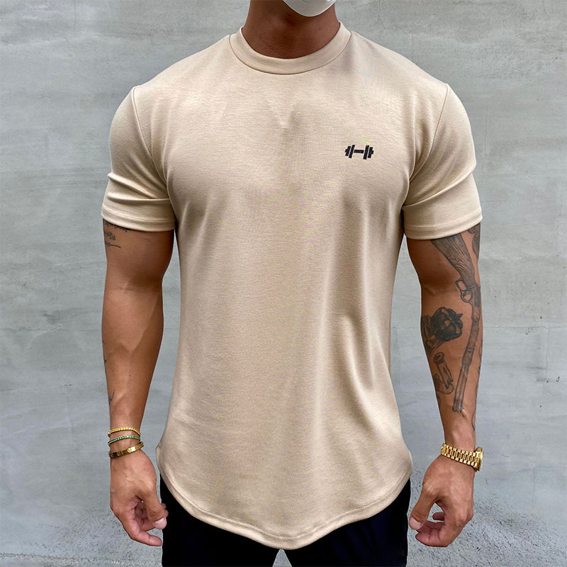 Sport-T-Shirt aus dehnbarer reiner Baumwolle
