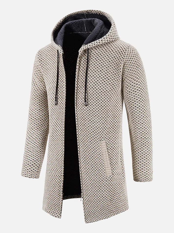 Kuschelige Jacke mit Fleece-Futter für Männer