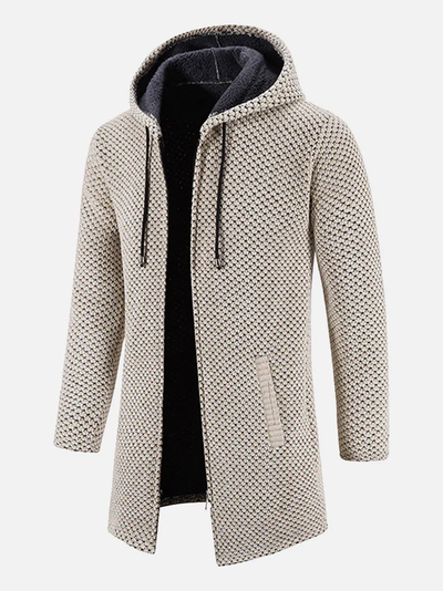 Kuschelige Jacke mit Fleece-Futter für Männer