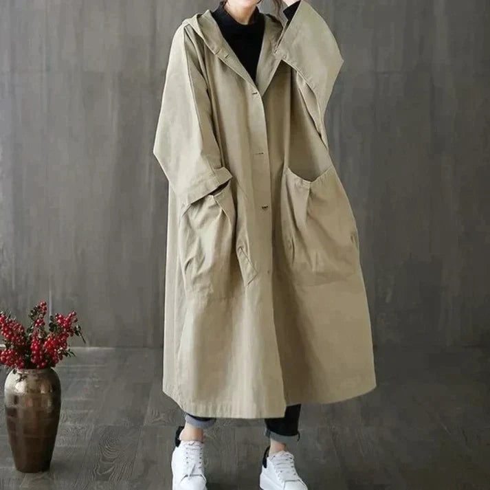 Schicker Trenchcoat in Übergröße für Damen