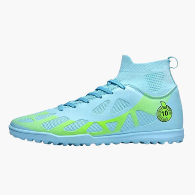 Unisex Fußballschuhe mit Stollen Sohle und Strick Kragen