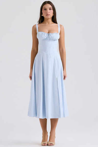 AURORA - Midikleid mit Schnürung