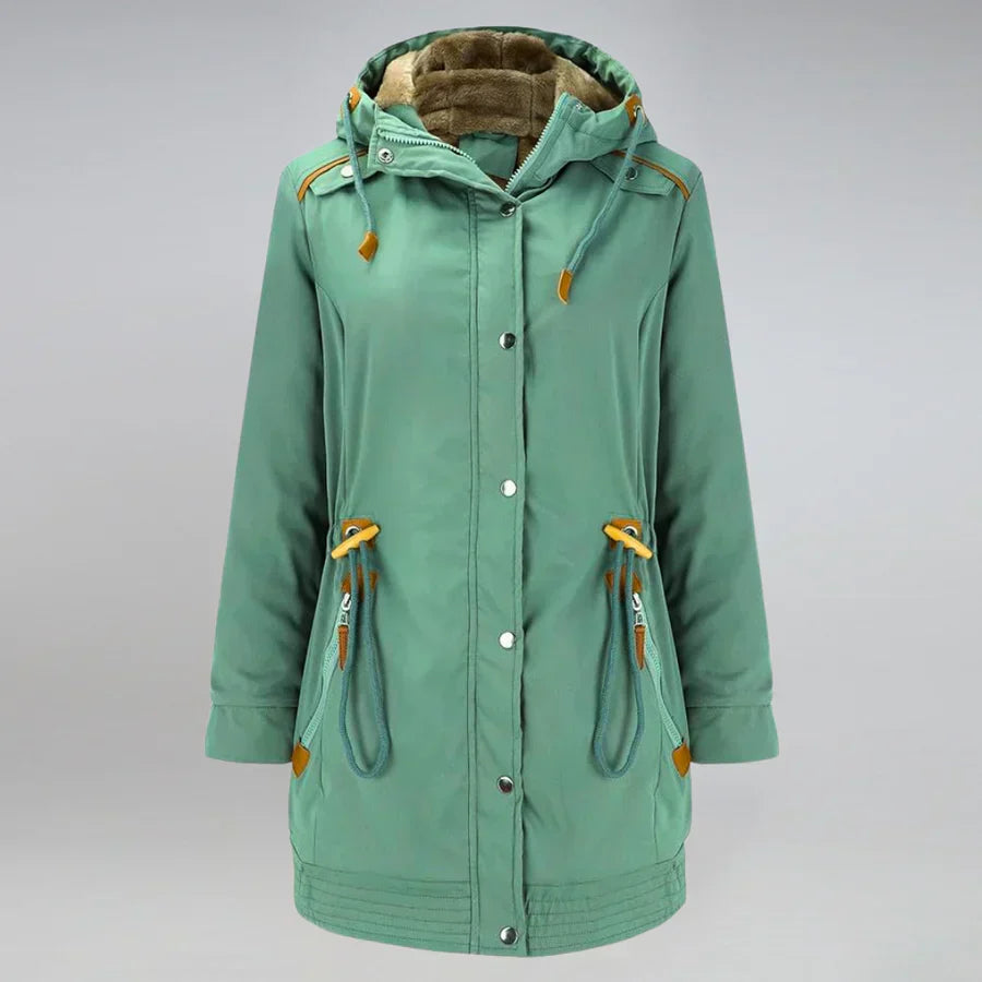 Wetterfester Kapuzenparka für Damen