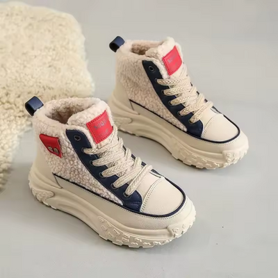 FrostWalk™ – Gefütterte Flache Winterstiefel für Damen mit Plüschfutter