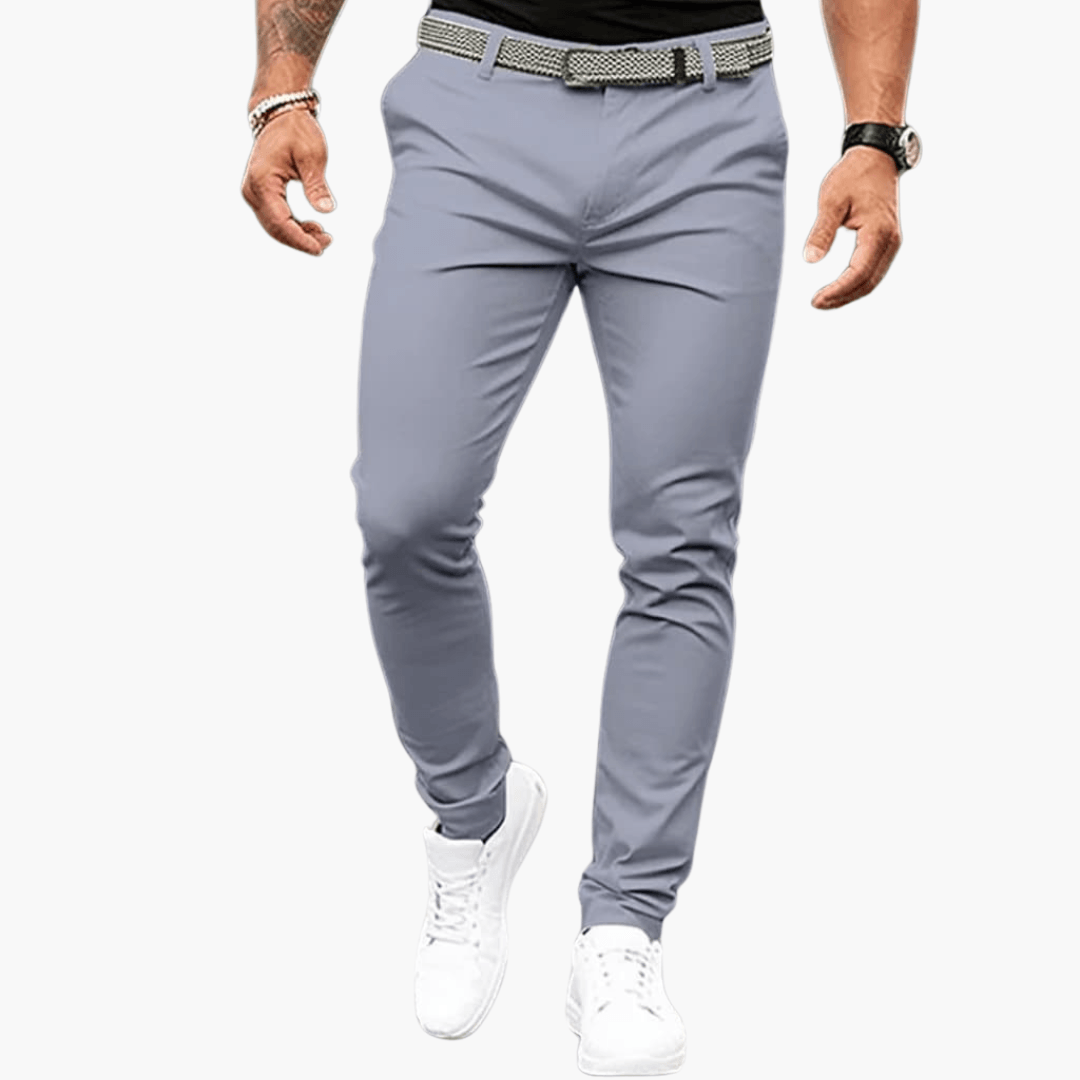 Chinohose für Herren - Leichte Sommer Stretch Hose für den Alltag