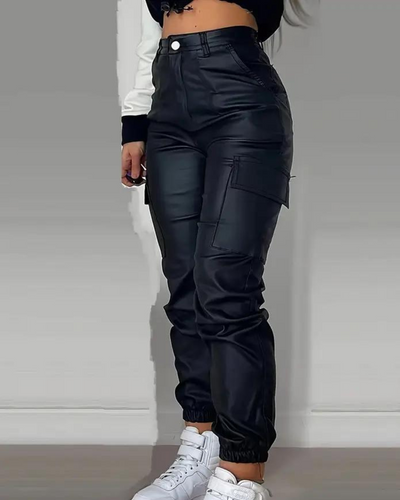 Baya® | Lässige schwarze Cargohose