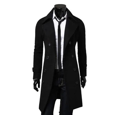 Zweireihiger Britischer Trenchcoat für Herren