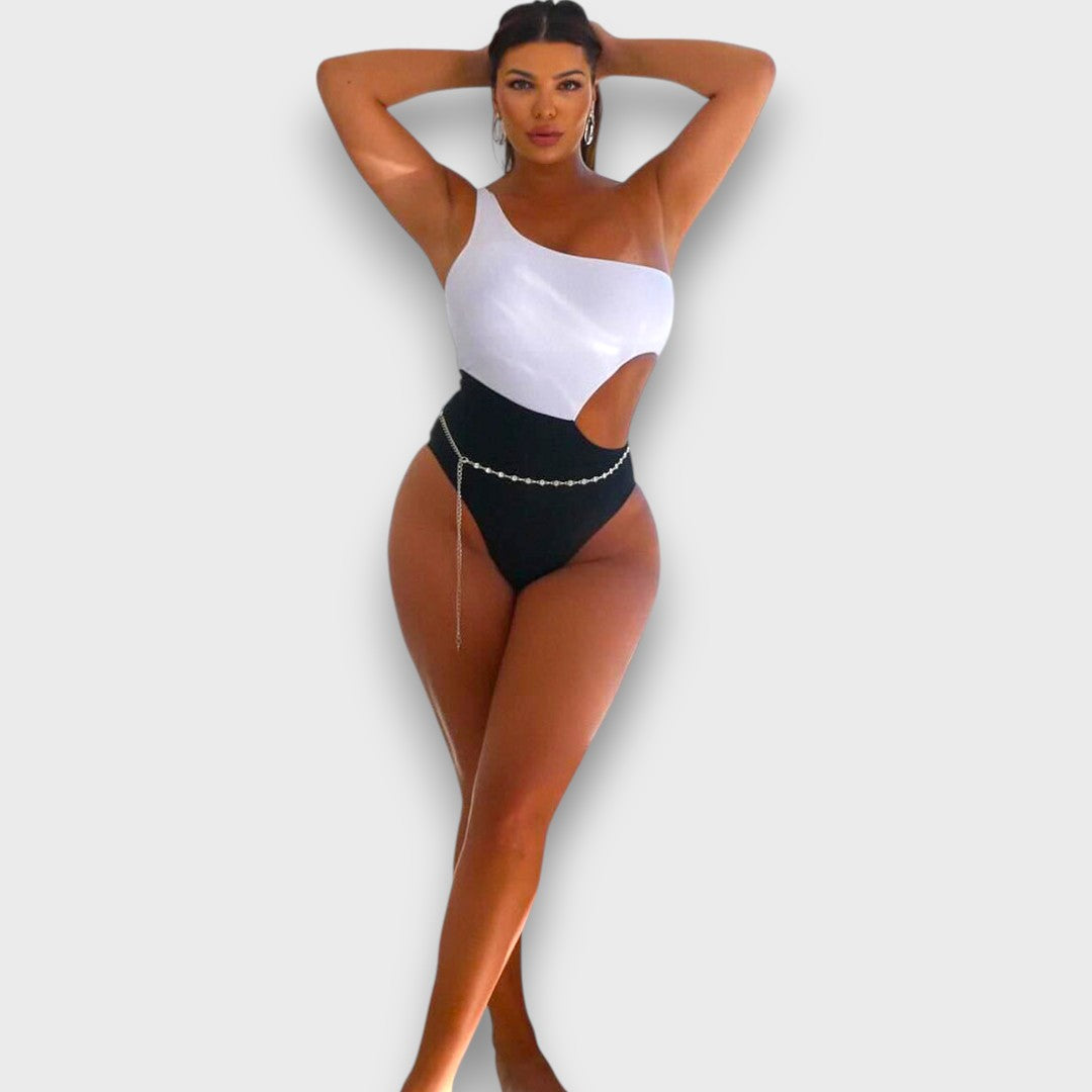 Lior – Asymmetrischer Badeanzug mit Cut-out