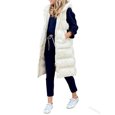 Langer Winter-Westenmantel für Damen