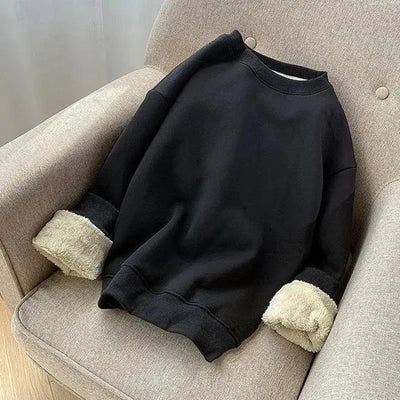 Kuscheliger Kunstpelz-Pullover für Damen
