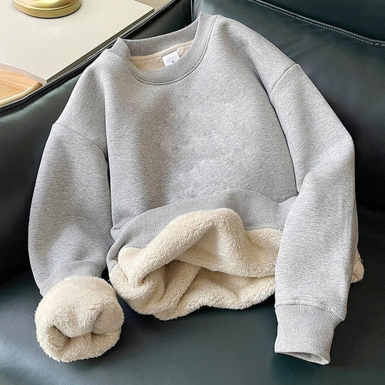 Kuscheliger Kunstpelz-Pullover für Damen