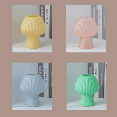 LumiMuse Vintage Glasbettlampe – Verstellbare LED-Nachttischbeleuchtung