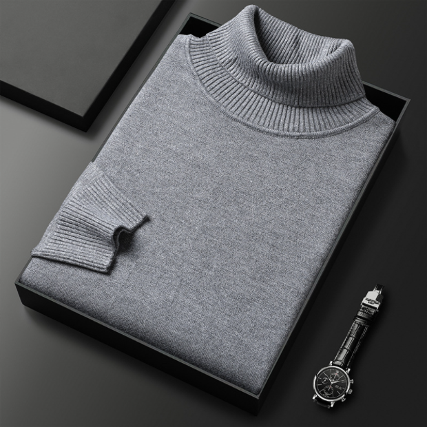 Stylischer Rollkragenpullover für Herren