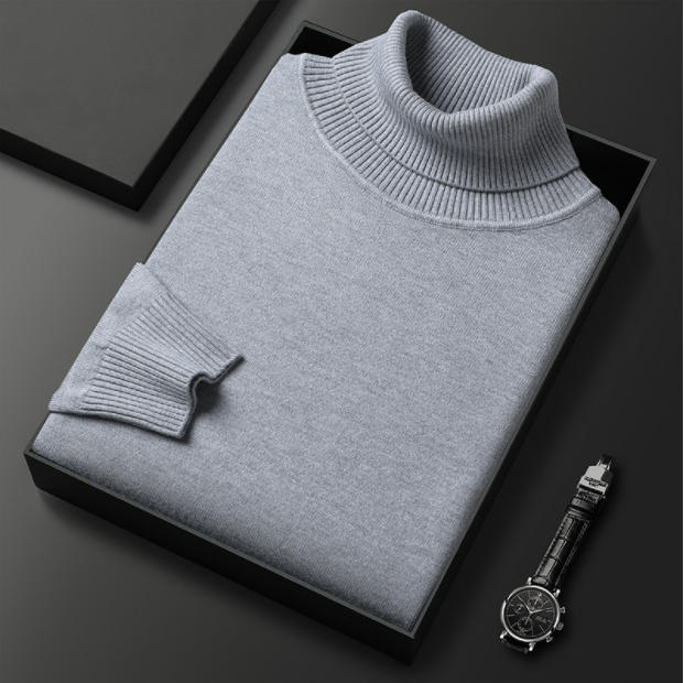 Stylischer Rollkragenpullover für Herren