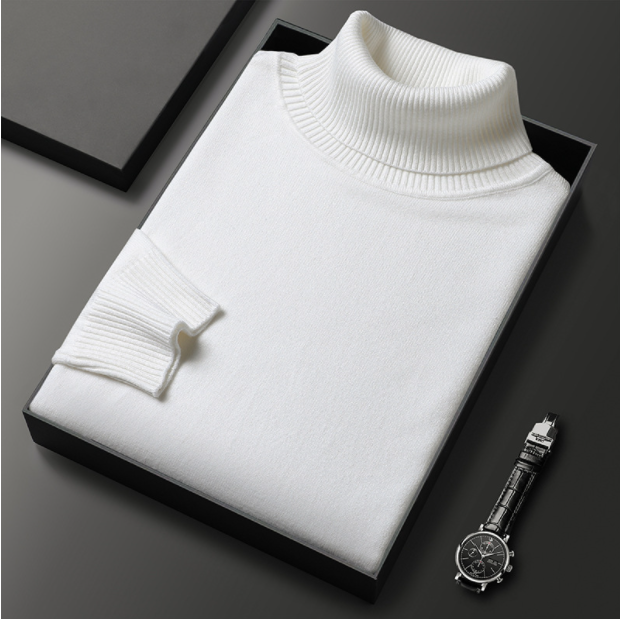 Stylischer Rollkragenpullover für Herren