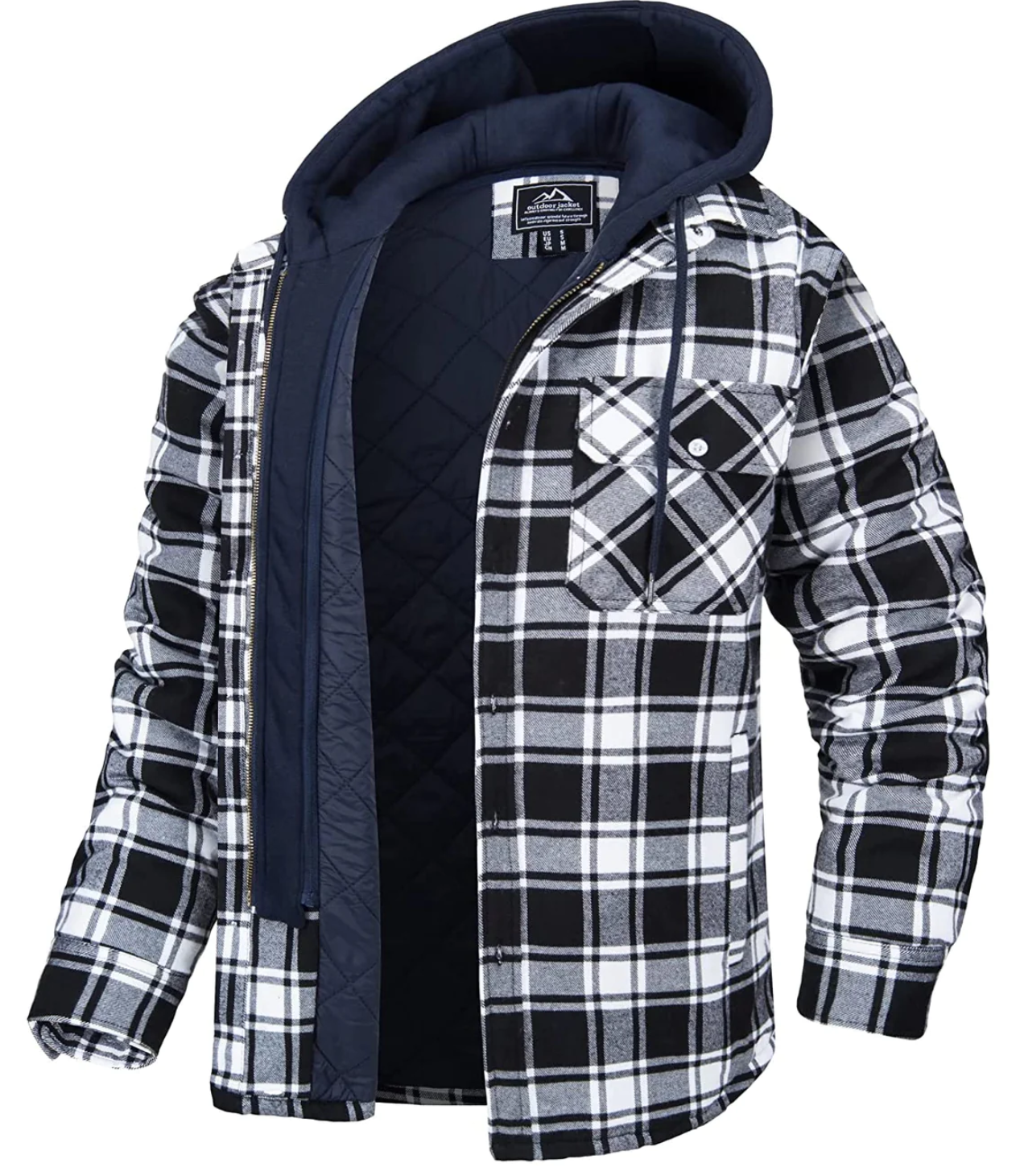 Stylischer Karierter Hoodie für Herren