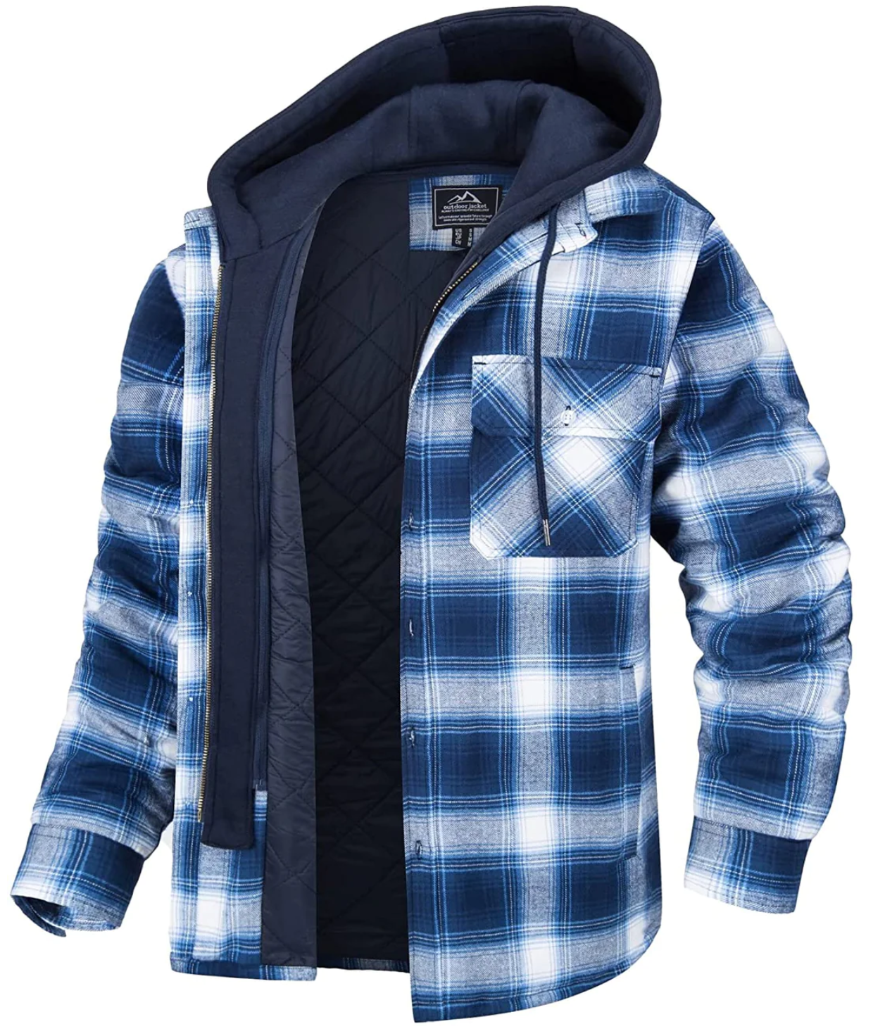 Stylischer Karierter Hoodie für Herren