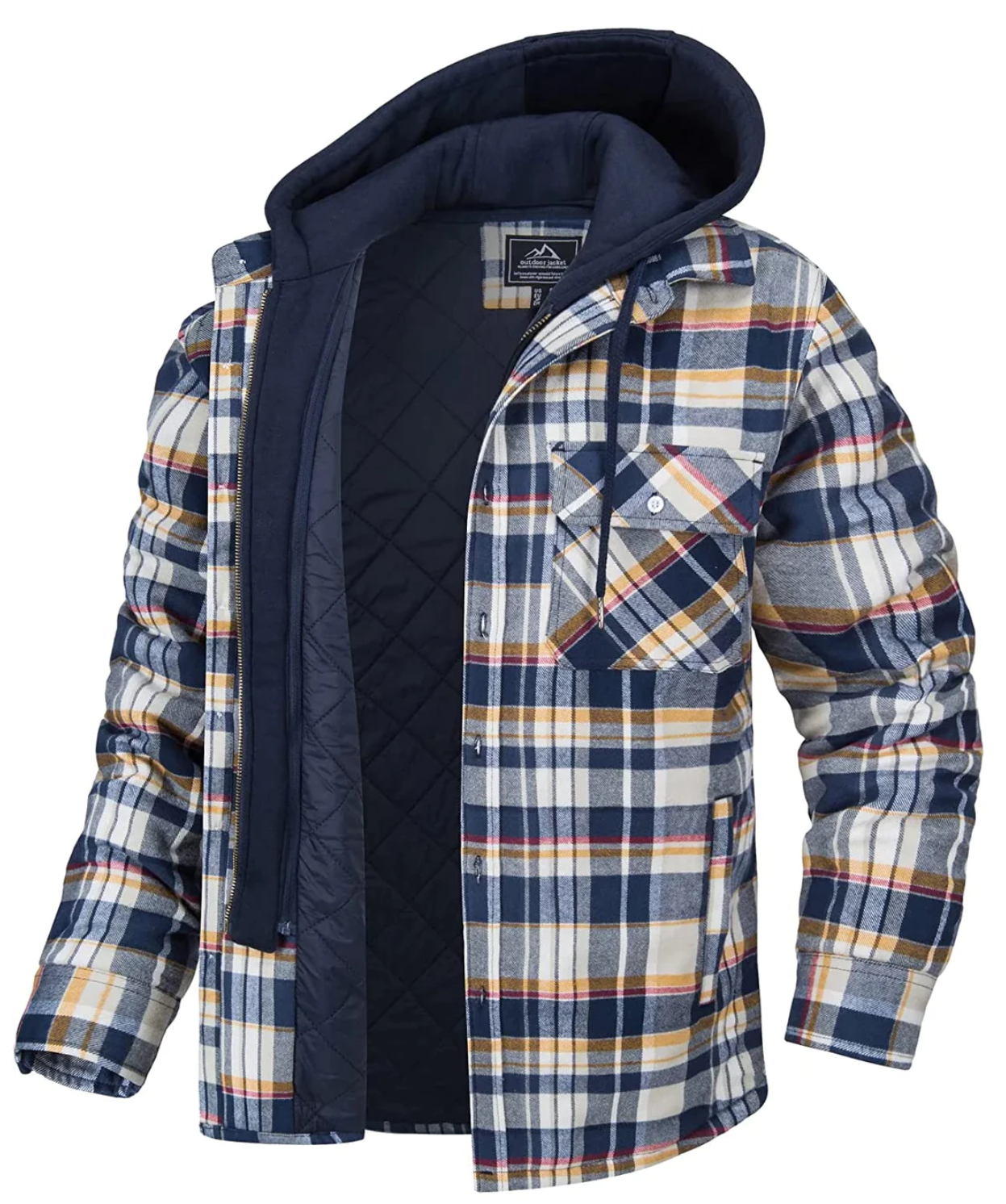 Stylischer Karierter Hoodie für Herren