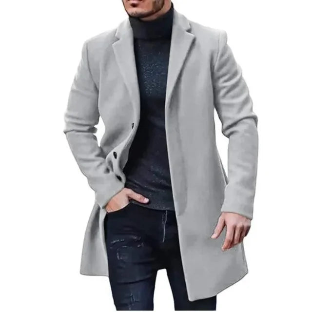 Zeitloser Reversmantel für Herren