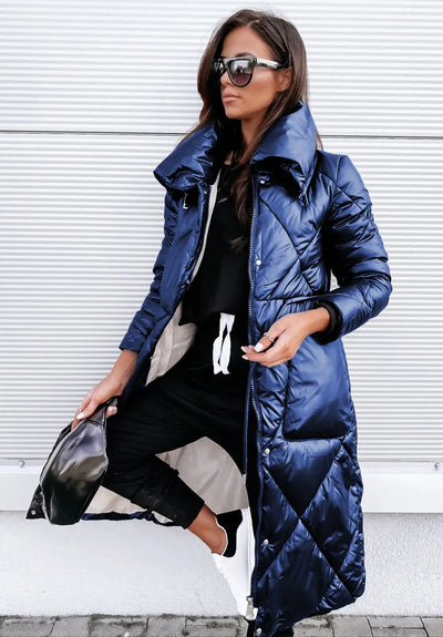 Lange Parka-Winterjacke für Damen