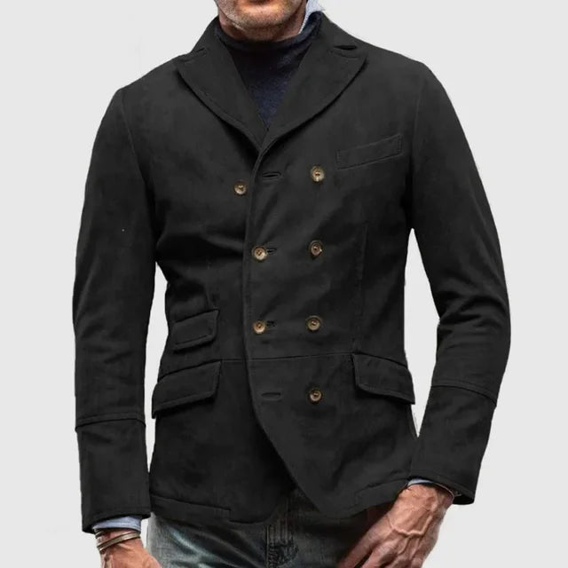 Vintage Blazer mit Klappentaschen für Herren