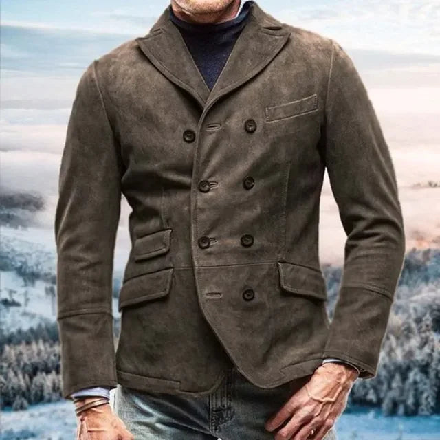 Vintage Blazer mit Klappentaschen für Herren