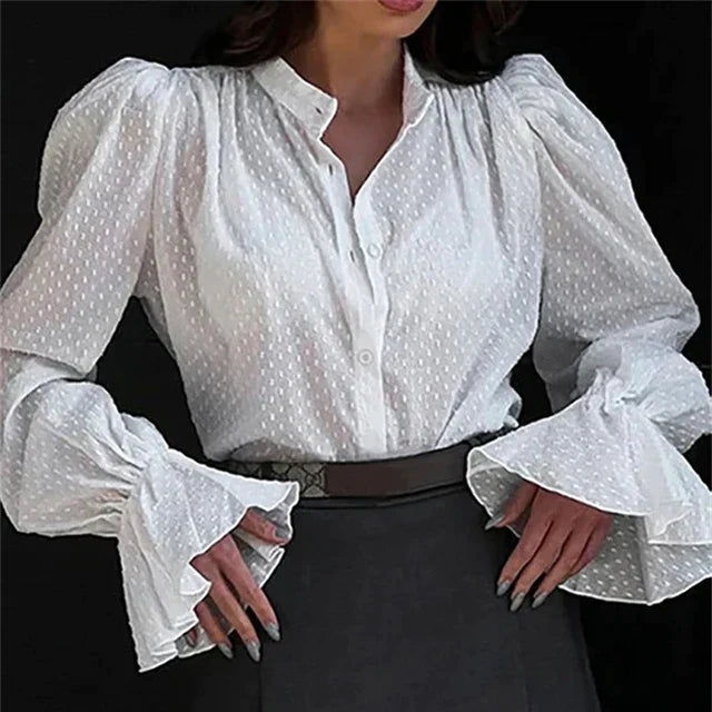 Arsenia® | Elegante einreihige Bürobluse
