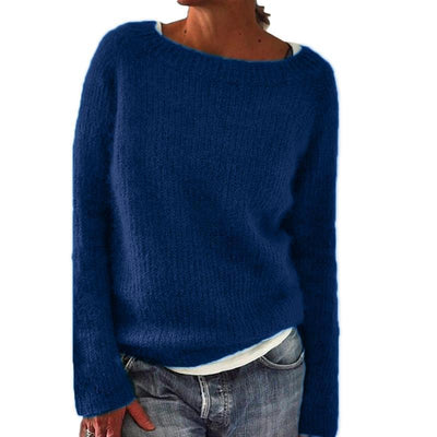 Klassischer Strickpullover für Frauen