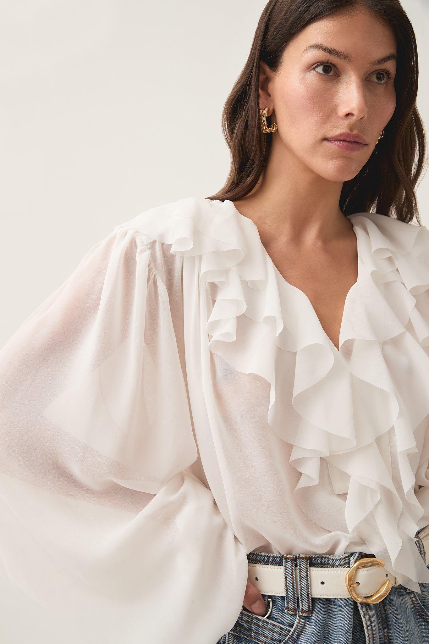 Agueda® | Verspielte Pom-Pom-Bluse für Damen. Spaß