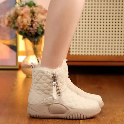Gesteppte Wadenhohe Winterstiefel für Damen