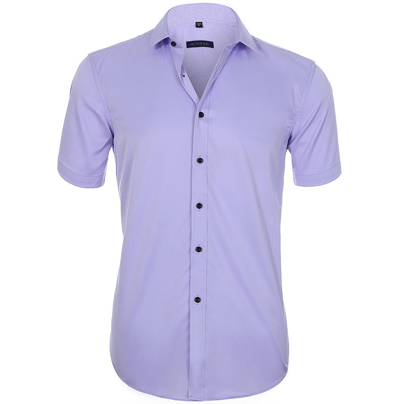 Atmungsaktives elastisches Anti-Knitter-Shirt Kurzarm