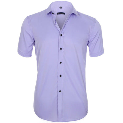 Atmungsaktives elastisches Anti-Knitter-Shirt Kurzarm