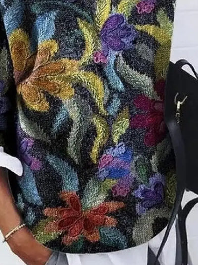 Trendiger Bedruckter Pullover für Damen