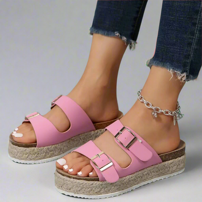 Elfriede | Sandalen aus glänzendem Premiumleder