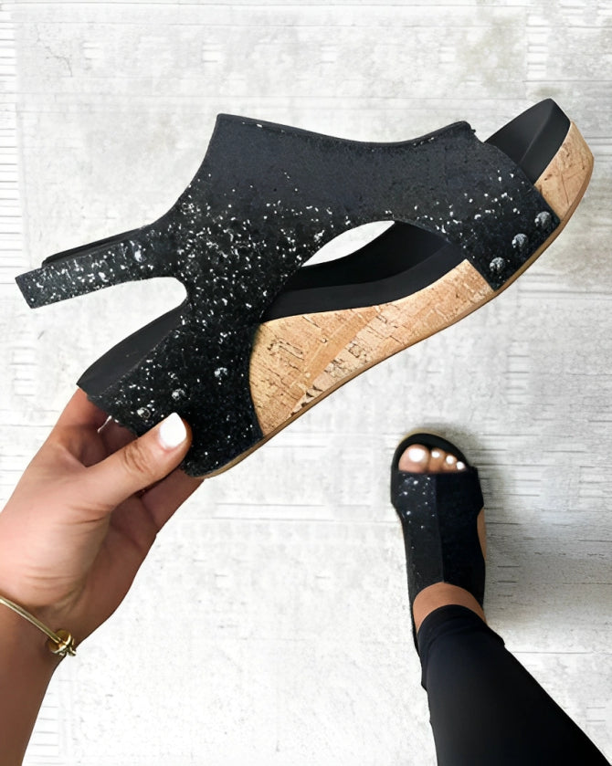 Weber Sandalen | Sommerliche orthopädische offene Zehensandalen für Damen