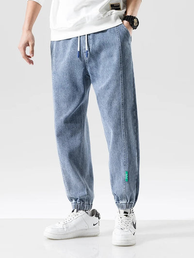 Locker Geschnittene Denim-Jogger für Männer