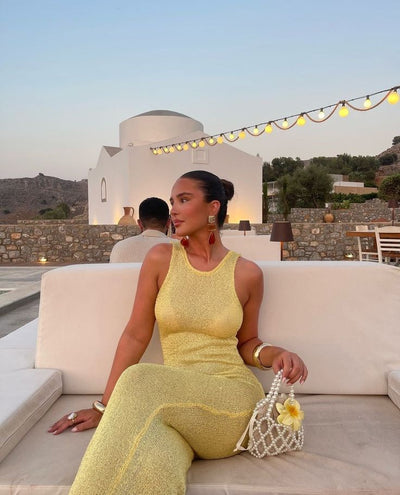 Elsie - Ärmelloses Maxikleid